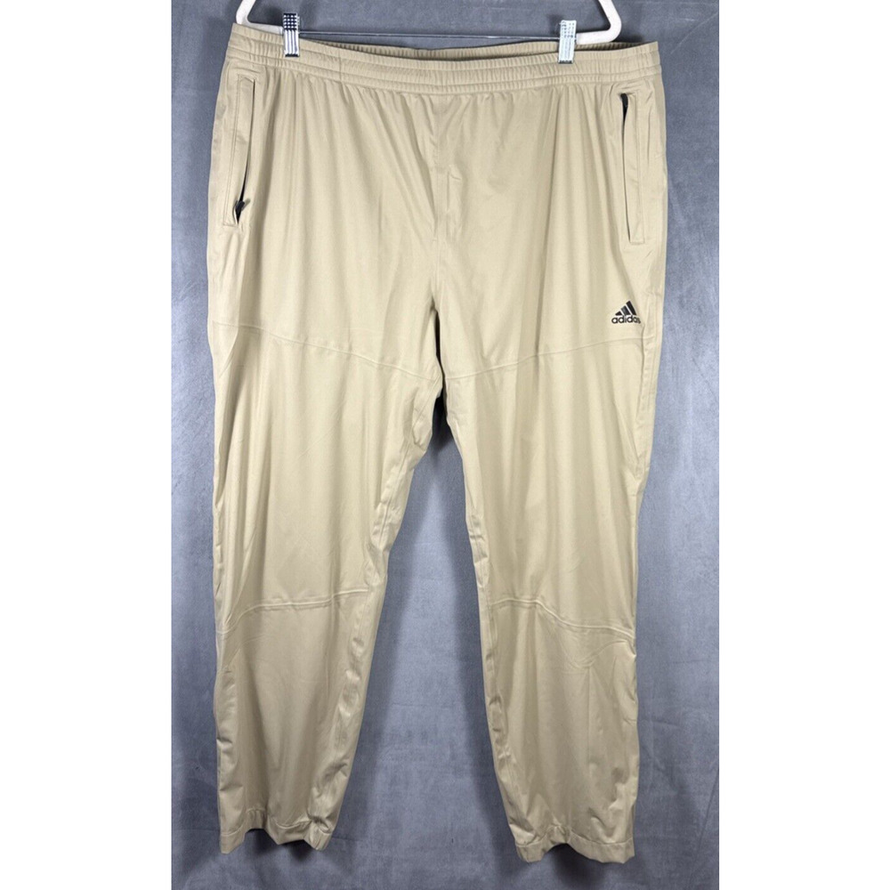 Men's Adidas Waterproof Rain.RDY Golf Pants #HI3463 Size‎ XL Khaki (Hemp)